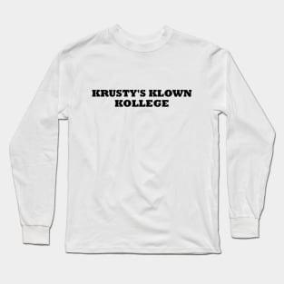 Krusty's Klown Kollege Long Sleeve T-Shirt